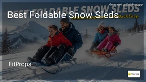 6 Best Foldable Snow Sleds in 2026 image