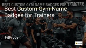 6 Best Custom Gym Name Badges for Trainers in 2026 image