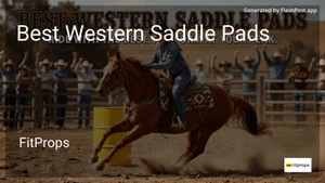 9 Best Western Saddle Pads in 2026 image