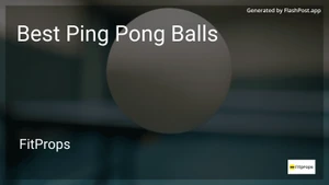 6 Best Ping Pong Balls in 2025 image