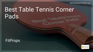 9 Best Table Tennis Corner Pads in 2025 image