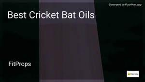 6 Best Cricket Bat Oils in 2026 image