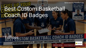 9 Best Custom Basketball Coach ID Badges in 2026 image