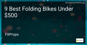 9 Best Folding Bikes Under $500 in 2025 image