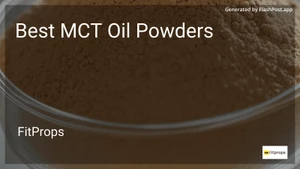 9 Best MCT Oil Powders in 2026 image