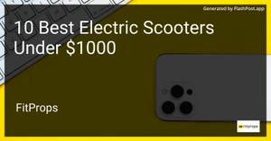 10 Best Electric Scooters Under $1000 in 2025 image
