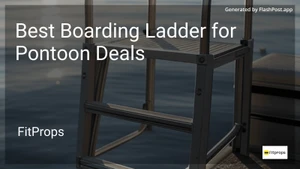 6 Best Boarding Ladder for Pontoon Deals in 2026 image