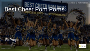 7 Best Cheer Pom Poms in 2026 image