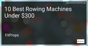 10 Best Rowing Machines Under $300 in 2025 image