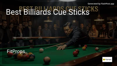 9 Best Billiards Cue Sticks in 2026