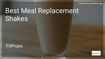 9 Best Meal Replacement Shakes in 2026