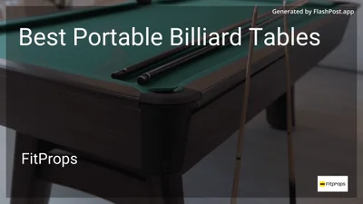7 Best Portable Billiard Tables in 2026