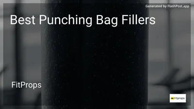 9 Best Punching Bag Fillers in 2026