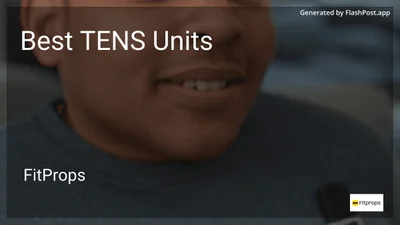 7 Best TENS Units in 2026