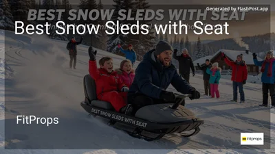 9 Best Snow Sleds with Seat in 2026
