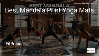 7 Best Mandala Print Yoga Mats in 2026