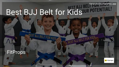 5 Best BJJ Belt for Kids in 2026
