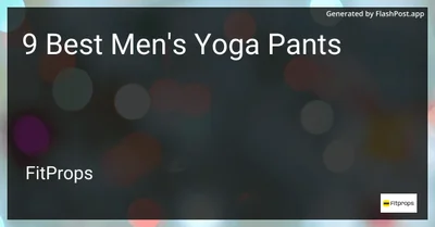 9 Best Men's Yoga Pants in 2026