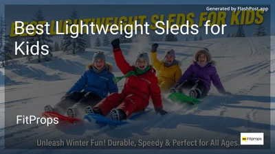 5 Best Lightweight Sleds for Kids in 2026