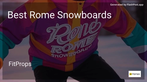 9 Best Rome Snowboards in 2025 image