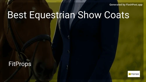 9 Best Equestrian Show Coats in 2025 image