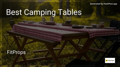 6 Best Camping Tables in 2025 preview