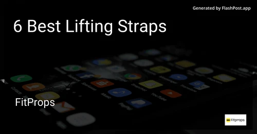 6 Best Lifting Straps in 2025 image