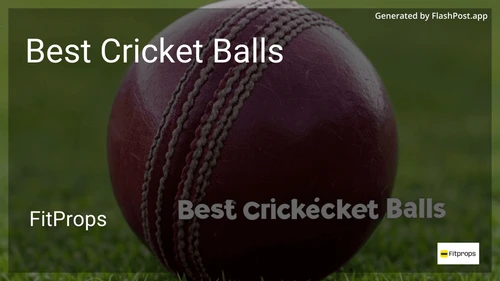 10 Best Cricket Balls in 2025 image