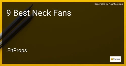 9 Best Neck Fans in 2025 image