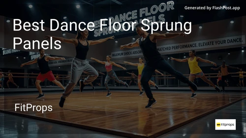 10 Best Dance Floor Sprung Panels in 2026 image