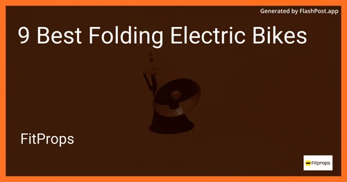 9 Best Folding Electric Bikes in 2025 image