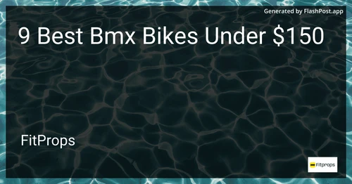 9 Best Bmx Bikes Under $150 in 2025 image