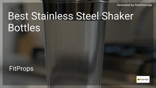 6 Best Stainless Steel Shaker Bottles in 2026 image