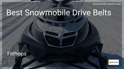 9 Best Snowmobile Drive Belts in 2026 image