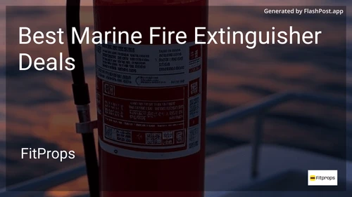 8 Best Marine Fire Extinguisher Deals in 2026 image