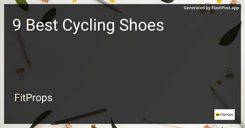9 Best Cycling Shoes in 2025 image