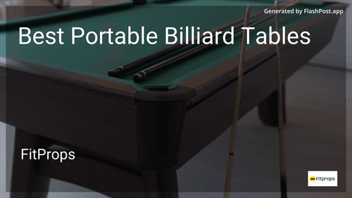 7 Best Portable Billiard Tables in 2025 image