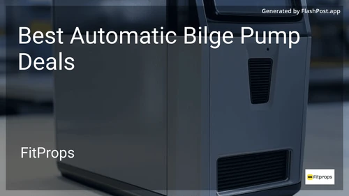 7 Best Automatic Bilge Pump Deals in 2026 image