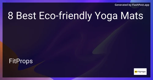 8 Best Eco-friendly Yoga Mats in 2025 preview