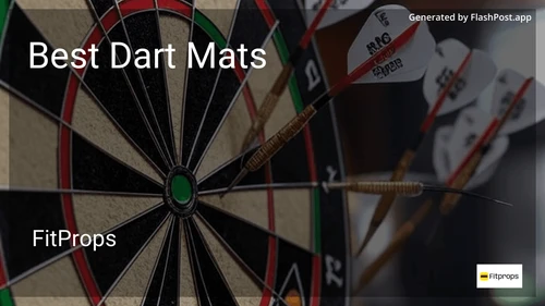 9 Best Dart Mats in 2025 image