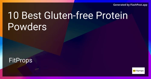 10 Best Gluten-free Protein Powders in 2025 preview