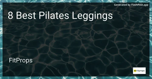 8 Best Pilates Leggings in 2025 image