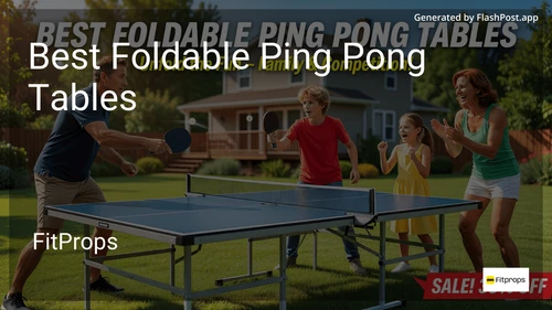 7 Best Foldable Ping Pong Tables in 2026 image
