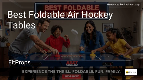 6 Best Foldable Air Hockey Tables in 2026 image
