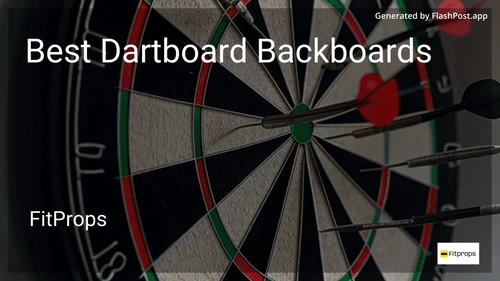 7 Best Dartboard Backboards in 2026 image