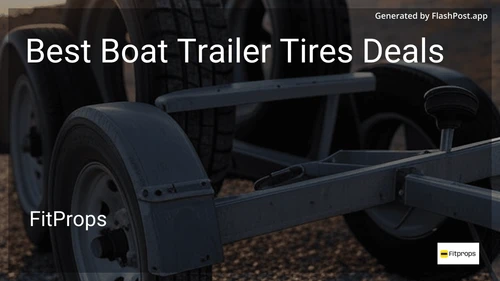 7 Best Boat Trailer Tires Deals in 2026 image