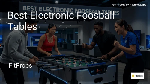 8 Best Electronic Foosball Tables in 2026 image