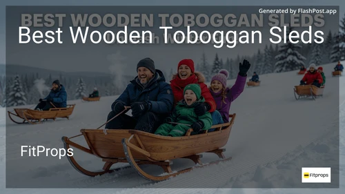10 Best Wooden Toboggan Sleds in 2026 image