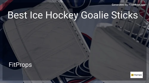 6 Best Ice Hockey Goalie Sticks in 2025 preview