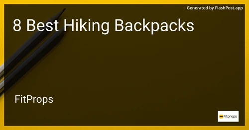 8 Best Hiking Backpacks in 2025 image